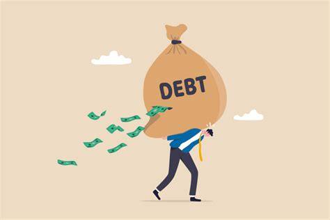 DEBT4k. A young debtor pays his debts with a gentle mouth.